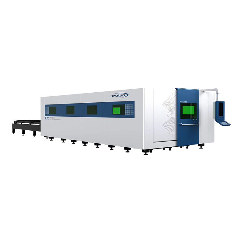 Doppeltisch-Glasfaser-Laserschneidemaschine